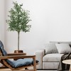 Artificial Olive Tree, Faux Silk Plant Faux Olive Tree with Pot for Office House Living Room Home Decor Housewarming Gift - 3 of 4