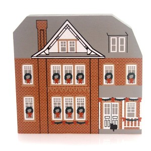 Cat's Meow Village 4.5 Inch Wheeler Stallard House Christmas Building , Rocky Mountain 1991 Retired (1PC) - 1 of 4