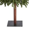 7ft Nearly Natural Pre-Lit Grand Alpine Slim Artificial Christmas Tree Clear Lights - 4 of 4
