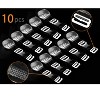 Allegra K Clear Bra Straps Replacement Invisible Bra Shoulder Straps 5 pairs - 2 of 4