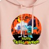 Women's - Trolls - Happy Trolloween Branch and Cloud Guy Cropped Graphic Hoodie - 2 of 3