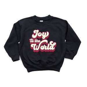 The Juniper Shop Retro Joy To The World Youth Graphic Sweatshirt - 1 of 2