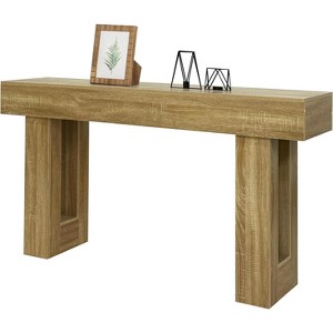 63" Long Console Table for Entryway, Wood Rectangular Sofa Table Behind The Couch, Farmhouse Entryway Tables for Entrance,Hallway,Living Room,Foyer - 1 of 4