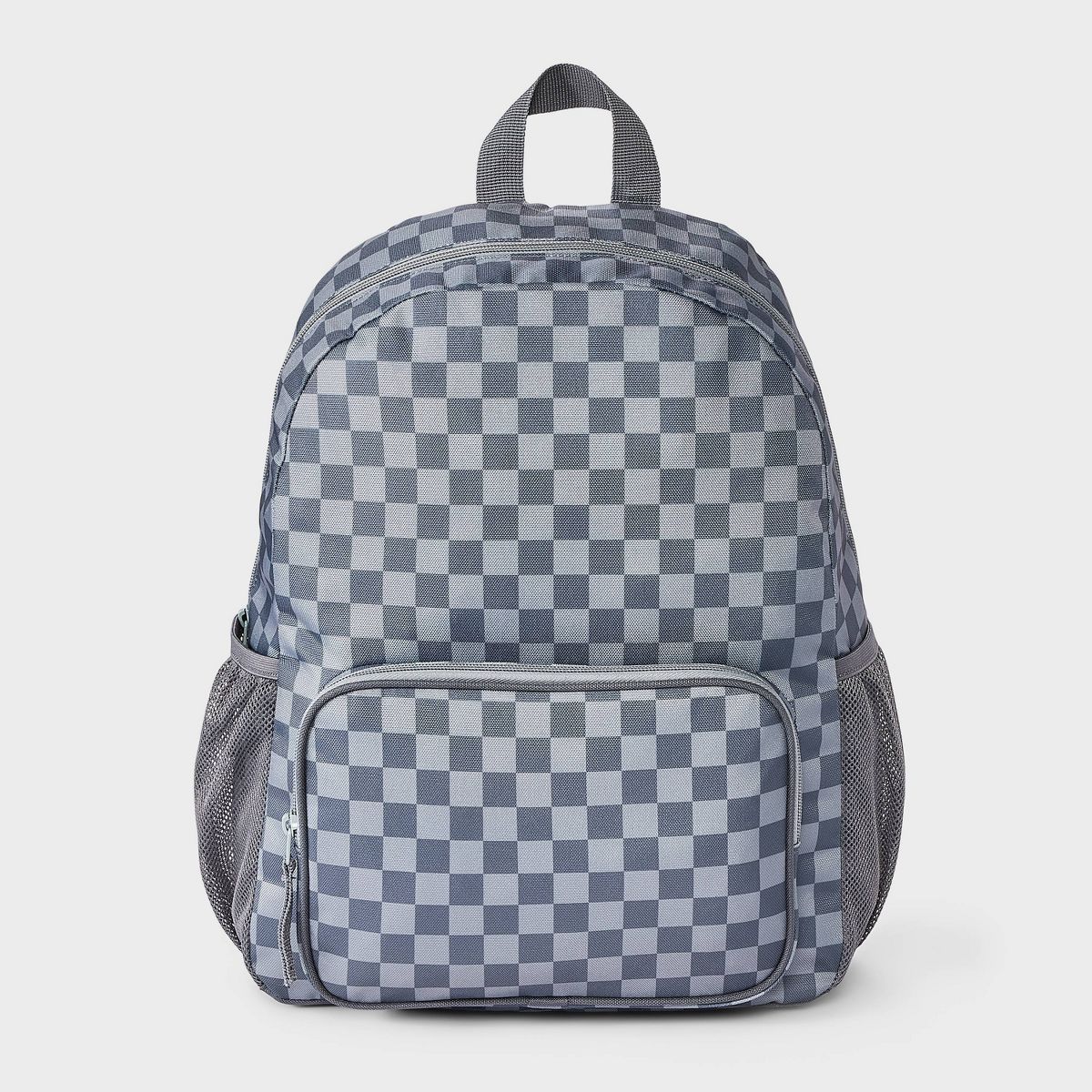 Kids' Checker Backpack - Cat & Jack™ Gray