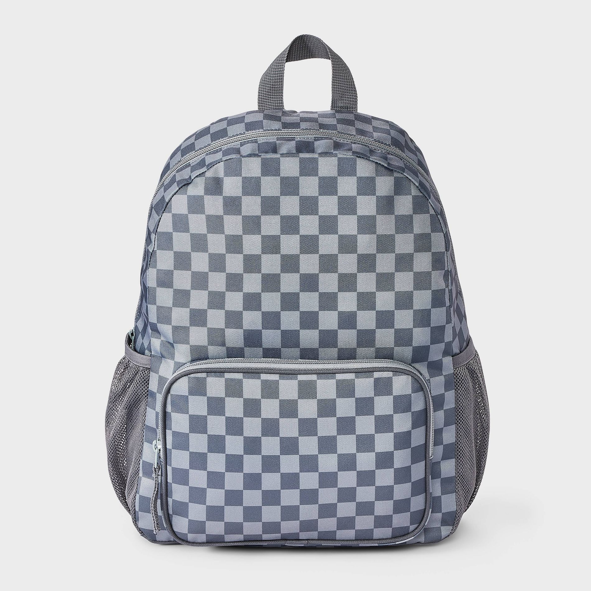Kids' Checker Backpack - Cat & Jack™ Gray