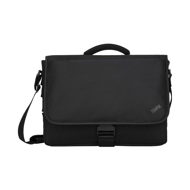 Lenovo Carrying Case (Messenger) for 15.6" Notebook - Black - Water Resistant - Nylon - Polyester Exterior Material - Shoulder Strap, Handle, 5 of 7