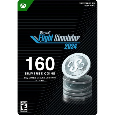 Microsoft Flight Simulator 2024: 160 Simverse Coins - Xbox Series X|S/PC