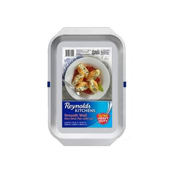 Reynolds To-Go Aluminum Pans with Lids, 8x5.375x1.75 inch, 20 Count