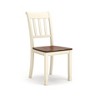 2pc Whitesburg Dining Room Side Chair Cottage White - Signature Design by Ashley: Hardwood Frame, Slat Back Design - 2 of 4