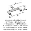 Amerock Balata Pull for Cabinets, Drawers, and Furniture - 3 of 4