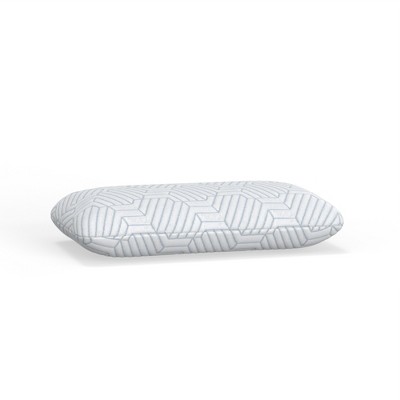 TopComfy Support Pillow Phase Change Cooling Cover with Ventilation Channels for Sleep, White and Blue, 16"*8"*8"
