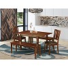 Dinette Set - Small Dining Table with Chairs & Bench - Kitchen Dining Room Furniture - 2 of 4