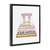 Stupell Industries Pink Gold Heels Bookstack, 25" x 31" - 3 of 4