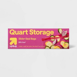 Quart Slider Storage Bags - up&up™ - 1 of 4