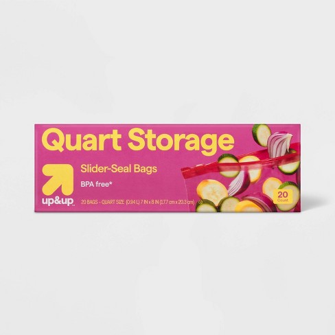 Quart Slider Storage Bags - up&up™ - image 1 of 4