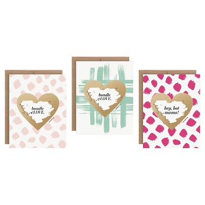 3ct Baby Scratch-off Greeting Cards