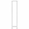 vidaXL Towel Rack White Steel Standard Size Modern Towel Rack - 3 of 4