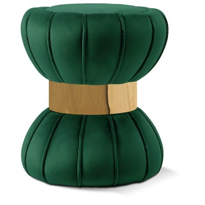 Meridian Furniture,Vino Velvet Ottoman/Stool