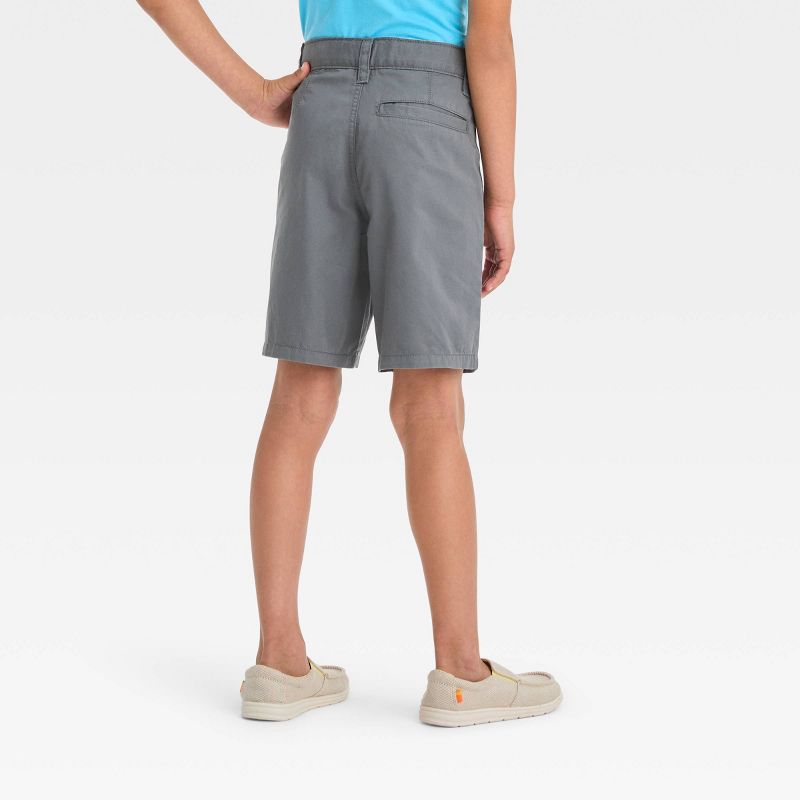 Boys' Flat Front 'At the Knee' Chino Shorts - Cat & Jack™, 3 of 5