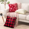 PAVILIA Set of 2 Pom Pom Throw Pillow Covers, Decorative Pompom Fringe Square Cushion Cases for Couch Sofa Bed - 3 of 4