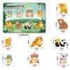 PICASSO-TILES 8 PC Forest Animal Character Theme Set Magnetic Tiles, Building Blocks, STEM Toys for Kids 3+ - 2 of 4