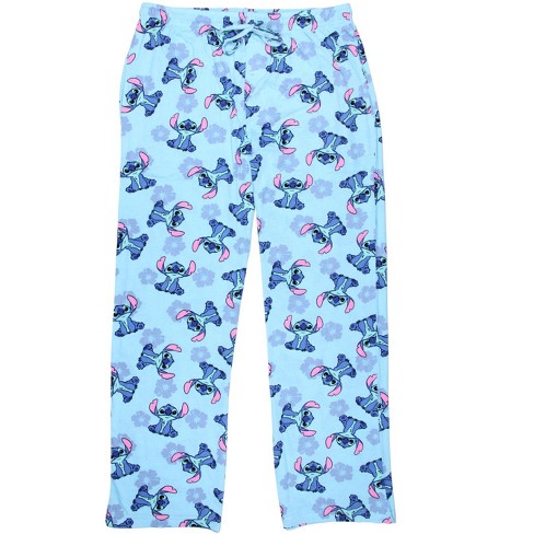 Disney Lilo And Stitch Aloha Flower Stitch Juniors Plus Pajama Lounge  Pants, 2 Blue