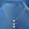 Ross-Simons 9-9.5mm Cultured Pearl 3-Strand Layered Necklace in Sterling Silver - 3 of 4
