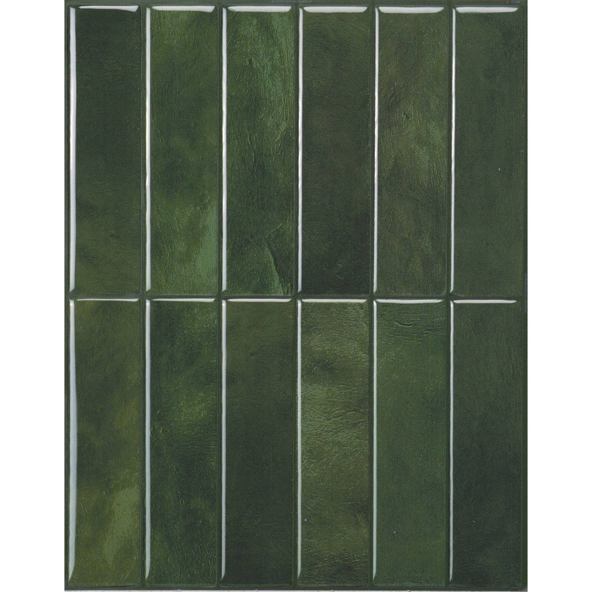 Smart Tiles Morocco Sefrou Peel and Stick Backsplash Tiles Green