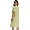 Dreamcrest Short Sleeve Seersucker Duster Housecoat Women Sleepwear 8270-10453-YEL-S - 2 of 3