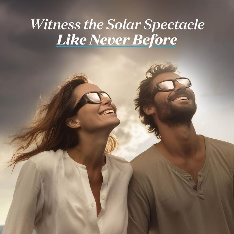 Solar Eclipse Glasses 6 pack 2024 CE and ISO Certified 2024 Safe Shades for Direct Sun Viewing - MedicalKingUsa, 2 of 7
