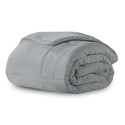 King Gray Microfiber Down-Alternative Comforter