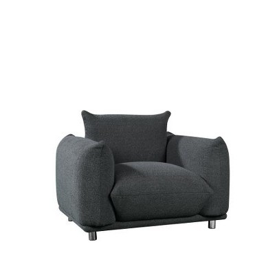 SYFERLORY  Accent Chair Single Sofa 42"W Accent Chair for Bedroom Living room Apartment, Black