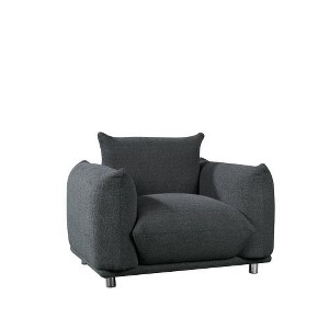 SYFERLORY  Accent Chair Single Sofa 42"W Accent Chair for Bedroom Living room Apartment, Black - 1 of 1