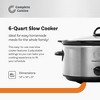 Complete Cuisine CC-1500-SL Round Stainless-Steel Slow Cooker - 2 of 4