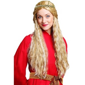 HalloweenCostumes.com One Size Fits Most Women Princess Bride Women's Princess Buttercup Wig, Orange/Yellow - 1 of 3