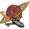 Boy's Design By Humans Space Shuttle By kai2day T-Shirt - 2 of 3