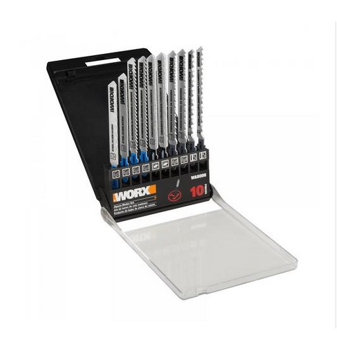 Worx Wa8006 Bladerunner 10 Pc T shank Blade Assortment Target