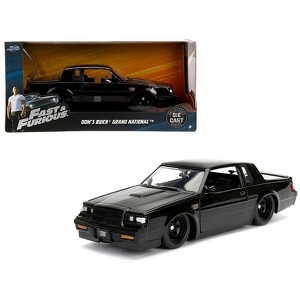 Dom's Buick Grand National Black "Fast & Furious" Movie 1/24 Diecast Model Car by Jada - 1 of 4