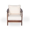 NicBex Outdoor Lounge Chairs with Cushions, 28" Teak Frame & Woven Back, Deep Seat Patio Furniture, Garden - 3 of 4