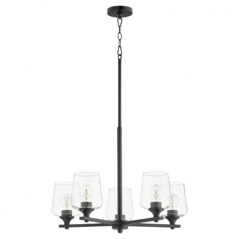 Quorum Lighting Veno 5 - Light Chandelier in  Matte Black - image 1 of 1