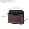Unique Bargains Car Trash Can Hanging Front Rear Seat Faux Leather Trash Bin 1 Pc - 4 of 4