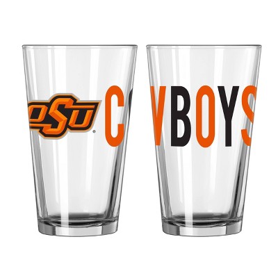 NCAA Oklahoma State Cowboys Overtime Pint Glass - 16oz