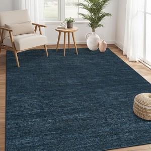 Garvee Modern Solid Color Area Rug Washable Soft Non Slip Low Pile Throw Rugs for Living Room Bedroom - 1 of 4