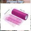 Unique Bargains Sheer Nylon Glitters Wave Mesh Decorative Ribbon Trim 6 Inch 10 Yards - 2 of 4