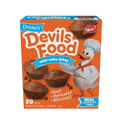 Drake's Devil's Food Mini Cake Bites - 8.44oz/5ct