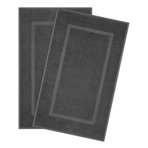 American Soft Linen 100% Cotton Bath Mat Set, 2 Piece 20x34 Inches Bath ...