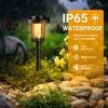 12-Pack Solar Pathway Lights, IP65 Waterproof Solar Outdoor Garden Lighting with Warm White for Walkways, Yards, Patios - 3 of 4