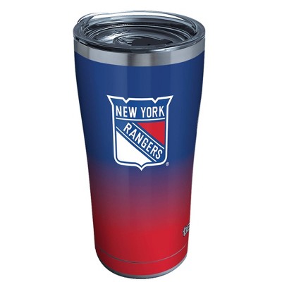 NHL New York Rangers 20oz Ombre Stainless Steel Tumbler with Lid