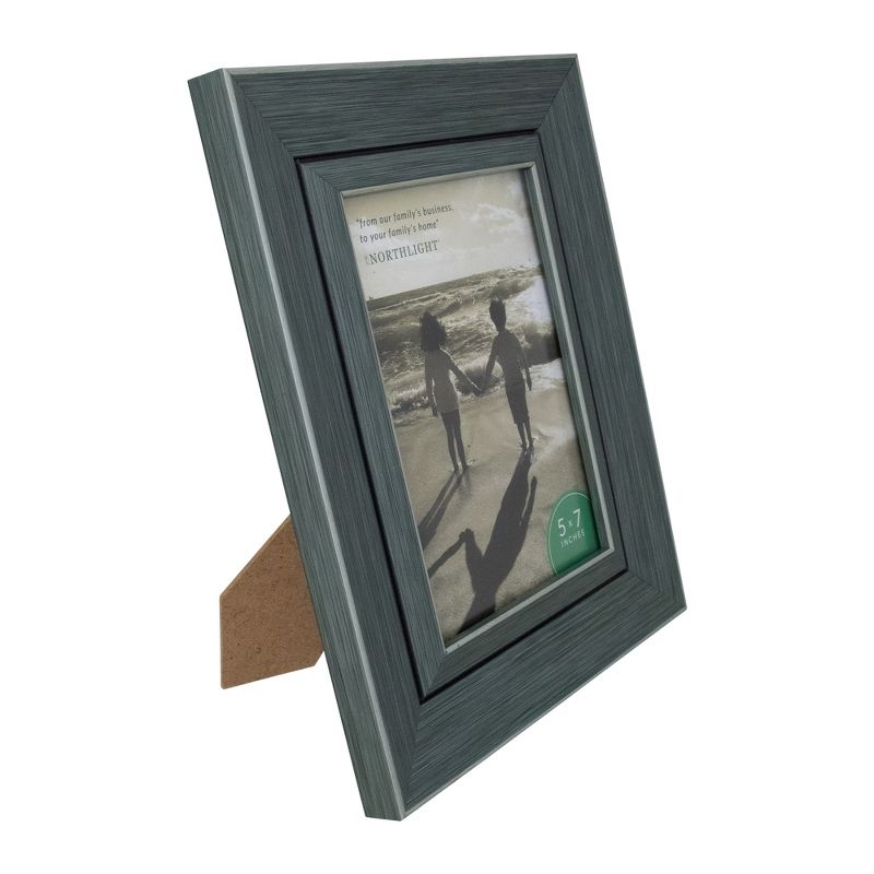 Northlight 10" Classical Rectangular 5" x 7" Photo Picture Frame - Gray and Black, 3 of 5