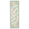 Scalloped Edge Area Rugs for Living Room Bedroom Floral Printed Snake Pattern Washable Rug Soft Non-Slip Low Pile Accent Rug - 4 of 4
